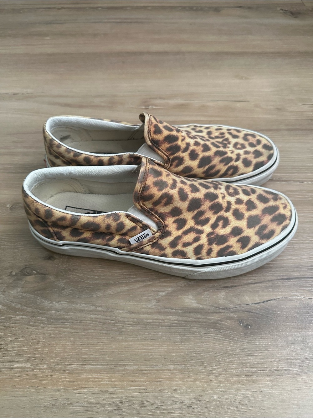 Vans Classic Slip On Leopard Print Sneakers Animal Print Y2K